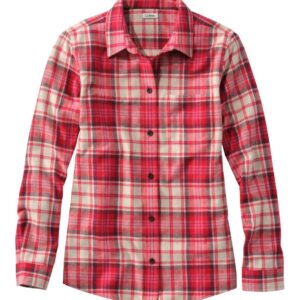 Women's Scotch Plaid Flannel Shirt, Relaxed