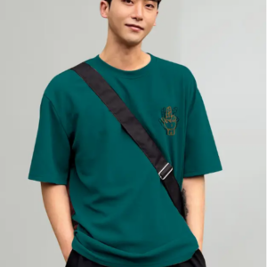 Men Colorblock Round Neck Pure Cotton Multicolor T-Shirt